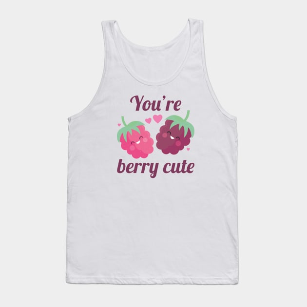 You’re Berry Cute Tank Top by LuckyFoxDesigns